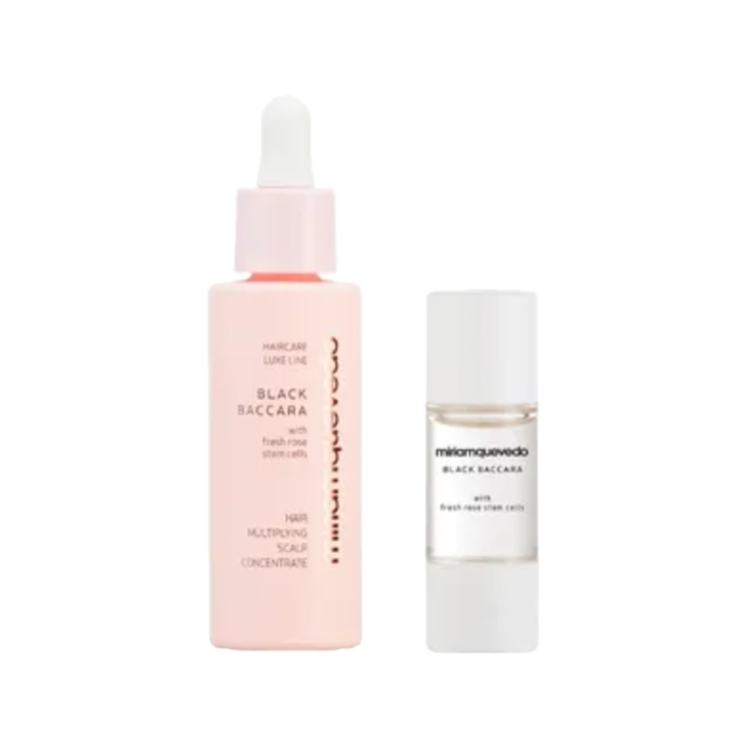 Miriam Quevedo Black Baccara Hair Multiplying Scalp Concentrate + Pre-Treatment Exfoliator
