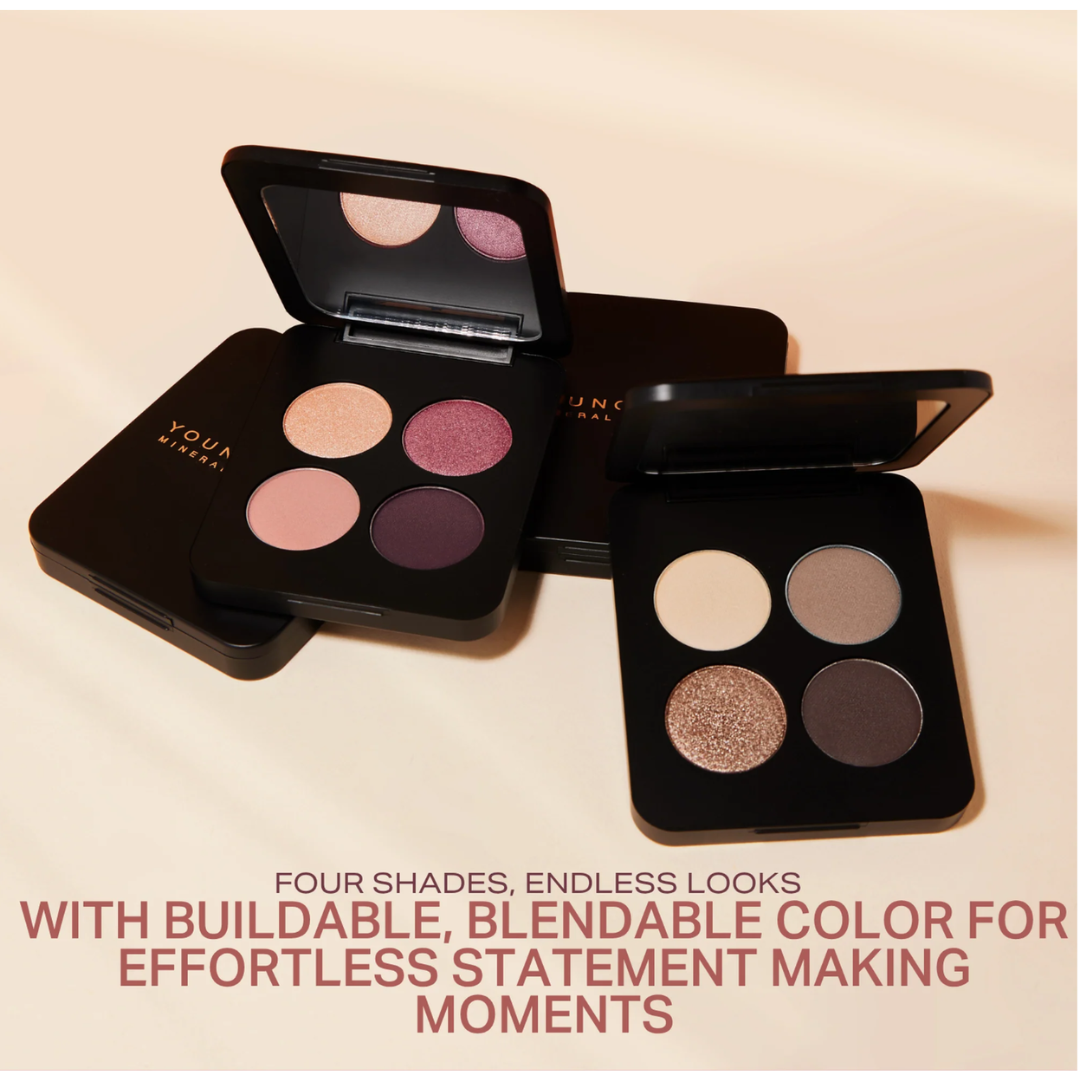 Pressed Mineral Eyeshadow Quad – Garden Party