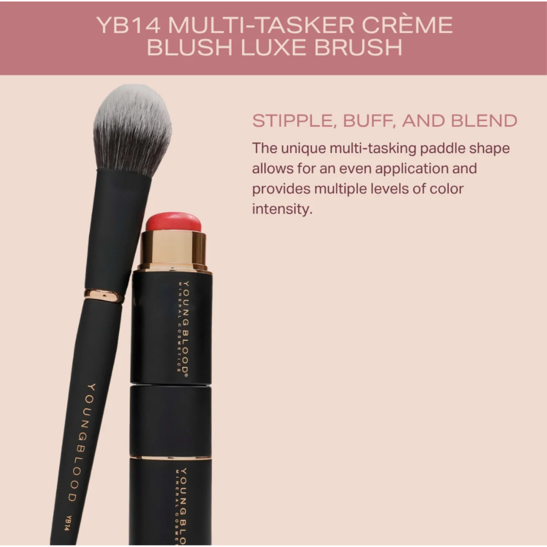YB14 Multi-Tasker Crème Blush Luxe Brush