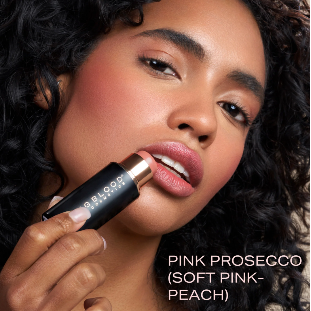 VividLuxe Crème Blush Stick – Pink Prosecco